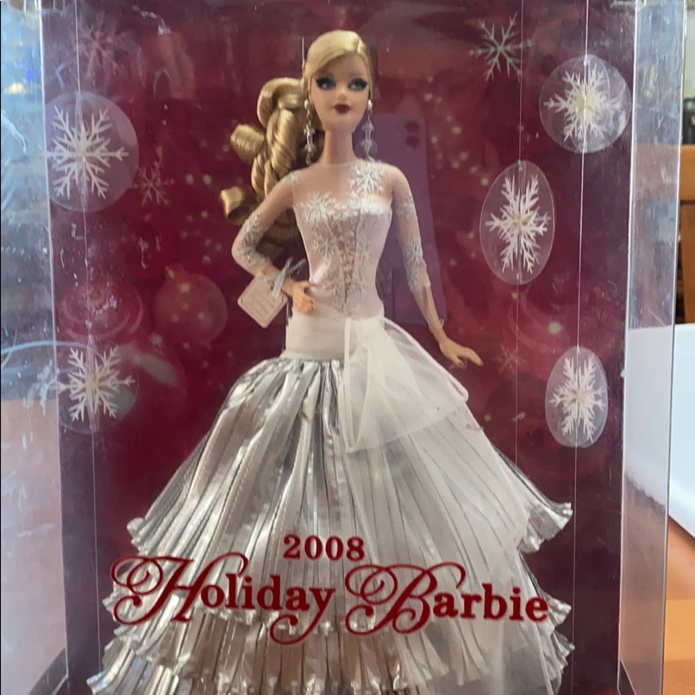 ‼️SOLD‼️NEW Holiday Barbie Doll 2008 - Picture 1 of 6